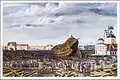 Die Kriegswerft in Holmen (Kopenhagen) wurde 1807 von Briten zerstört