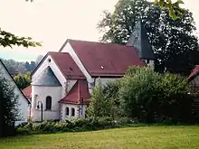 St. Urban Kirche Holte aus dem Franz-Hecker-Blick