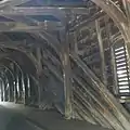 Hängesprengwerk der Holzbrücke
