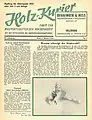 Holzkurier Cover 1956