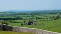 Die Abtei vom Rock of Cashel aus gesehen