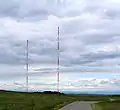 Die beiden 120 Meter hohen Sendemasten des Senders Ravensburg