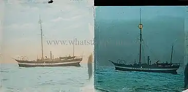 Feuerschiff Horns Rev Am Tage und Nachts