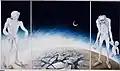Adam und Eva, Triptychon / 1981 (200 × 110 cm)