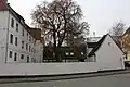 Heutige Klostermauer die nicht zur Stadtbefestigung gehörte.