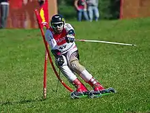 Hossein Kalhor im Super-Kombinations-Super-G der WM 2009