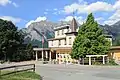 Hotel Schloss Wartenstein Haupteingang. Seit 2016 im Besitz des Resorts.