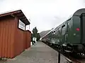 Hp Walthersdorf mit Sonderzug im Eisenbahnmuseum Schwarzenberg (2016)