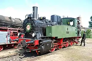 erhaltene Lokomotive ME 3630 der GES