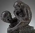 Affe mit Schädel1893
