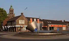 Huissen, Skulptur der Geschichte von Huissen