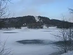 Müllberg im Winter