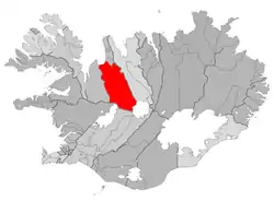 Lage von Landgemeinde Húnavatn