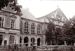 Ruine des Schlosses, etwa 1980