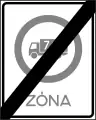 E-31Ende einer Verbotszone für Kraftfahrzeuge über 7,5 t