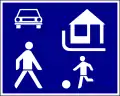 E-43Beginn eines verkehrsberuhigten Bereichs