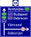 G-79Vorwegweiser an Autobahnen