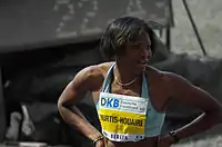 Muriel Hurtis-Houairi fehlte eine Hundertstelsekunde, um im Finale dabei zu&nbsp;sein