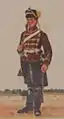 Husar des Husaren-Regiments v. Schill Nr.&nbsp;4 Ohlau/Schlesien (Husar im Dienstanzug)