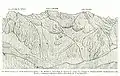 Höllentalspitzen (Jubiläumsgrat) von Süden. Zeichnung von H. v. Barth 1873