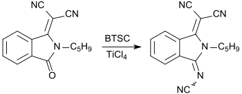 Hybrider Elektronenakzeptor mit dicyanomethylen- und Cyaniminofunktion