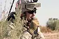 Soldat des USMC mit Trinksystem