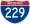 Straßenschild der I-229