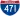 Straßenschild der I-471