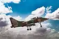 Eine zweisitzige TA-4H Skyhawk Ayit der 102. Staffel „Flying Tiger“