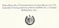 Zudrucke zur 2. Buchmarktausgabe 1980 (Brecht: Freundlichkeit der Welt, IB 907/1B) mit Text und zur 3. Buchmarktausgabe 1981 (Afrikanische Goldgewichte, IB 1040/1) mit Text und Logo