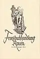 Einkleber, Front­buchhandlung Rouen(60 × 88&nbsp;mm)