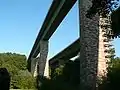 Instandsetzungsarbeiten an der Pfeilerverkleidung der Eisenbahnbrücke (2006)