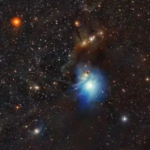 Aufnahme des Reflexionsnebels IC 2631 mithilfe des MPG/ESO-2,2-m-Teleskops