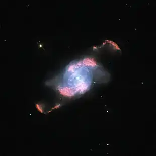 Aufnahme des Hubble-Weltraumteleskops mit Linienfilter.