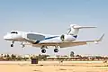 Eine neu eintreffende G550 Oron für die 122. Staffel auf der Nevatim Airbase, April 2021