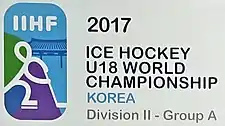 Logo der Weltmeisterschaft der Division IIA der U18-Junioren