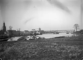 IJsselbrücke im Januar 1946