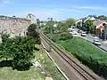 Streckenführung entlang der Burg Eger