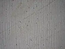 Scharrierte Steinoberfläche aus Sandstein