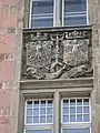 Wappen der Städte Dortmund und Emden am Hafenamt