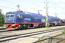 IORE 110+109 in Gällivare 11.&nbsp;August 2004