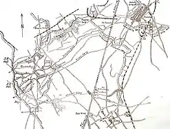 Stellung bei Givenchy und auf den Vimy-Höhen