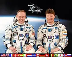 (v.l.) Edward Fincke und Gennadi Padalka