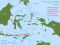 Indonesische Meeresströmung (Indonesian throughflow, ITF). 1 Sv = 106 m³·s−1.