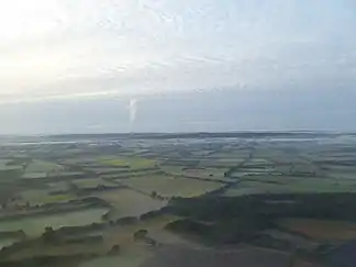 Blick auf die Ibbenbürener Bergplatte von Norden