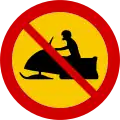 B03.61Verbot für Schneemobile