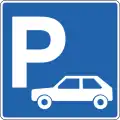 D01.33Parkplatz für Kraftfahrzeuge unter 3,5&nbsp;Tonnen