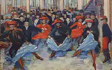 Ida Gerhardi: Tanzbild VIII (Can-Can Tänzerinnen bei Bullier), 1904, Museen der Stadt Lüdenscheid