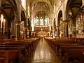 Innenraum der Kirche Cristo Rey