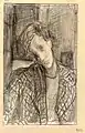 Ilka Gedő Wehmütiges Selbstporträt, 1946-1947,  The Museum of Modern Art, New York